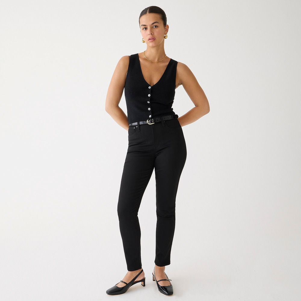 J.Crew Denim Curvy Vintage Straight Jean Black 29